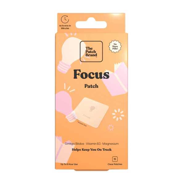 The Patch Brand Focus Vitamin Patch, 15 patches GOODS Superdrug   