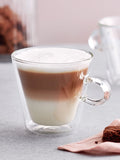 Judge Clear Duo Flare Doppelwandiges Latte-Glas-Set 
