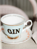 Yvonne Ellen Multi Boozy Gin Teetasse und Untertasse