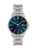 Spirit Herrenuhr mit silberfarbenem, klassisch poliertem Armband 