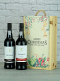 LeBonVin Messias Port Duo Weihnachtsgeschenkbox aus Holz