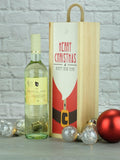 LeBonVin Bianco del Veneto in weihnachtlicher Holzgeschenkbox 