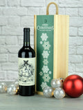 LeBonVin Argentinischer Malbec in weihnachtlicher Holzgeschenkbox 