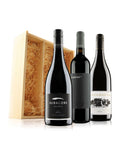 Virgin Wines Rotwein-Trio in Holzgeschenkbox