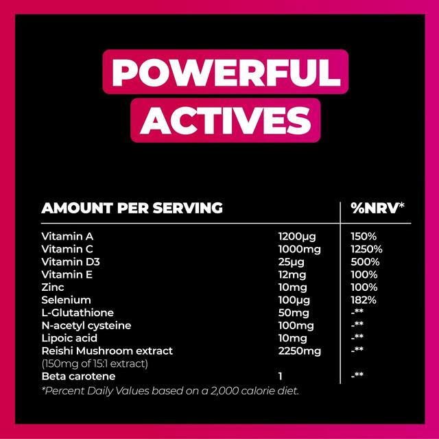 Tonic Health Daily Immunity Raspberry Effervescent tablets   20 per pack - McGrocer