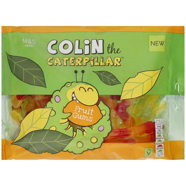 M&S Colin the Caterpillar Large Fruit Gums   400g - McGrocer