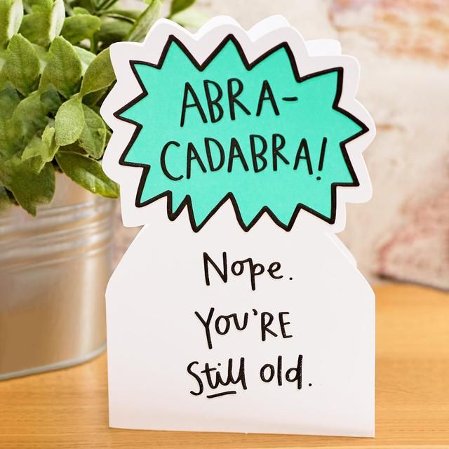 Abracadabra Still Old Birthday Card - McGrocer