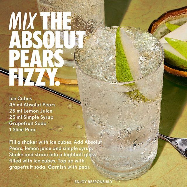 Absolut Pears Flavoured Swedish Vodka   70cl - McGrocer