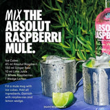 Absolut Raspberri Raspberry Flavoured Swedish Vodka   70cl - McGrocer