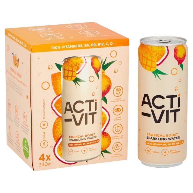 ACTI-VIT Multipack Tropical   4 x 330ml - McGrocer