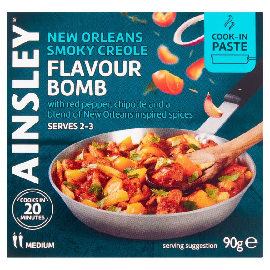Ainsley New Orleans Creole Flavour Bomb 90g - McGrocer