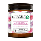 Airwick Botanica Candle Island Rose & African Geranium   205g - McGrocer