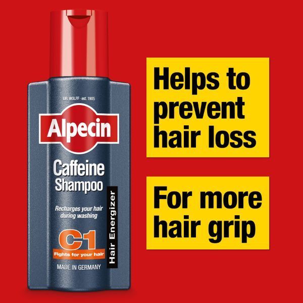 Alpecin Caffeine Shampoo XXL 4x 375ml | Prevents Hair Loss - McGrocer