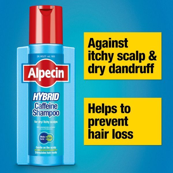 Alpecin Hybrid Sensitive Shampoo 2x 375ml | For Dry Scalps - McGrocer