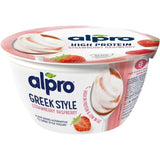 Alpro Greek Style Strawberry Raspberry Yoghurt Alternative   150g - McGrocer