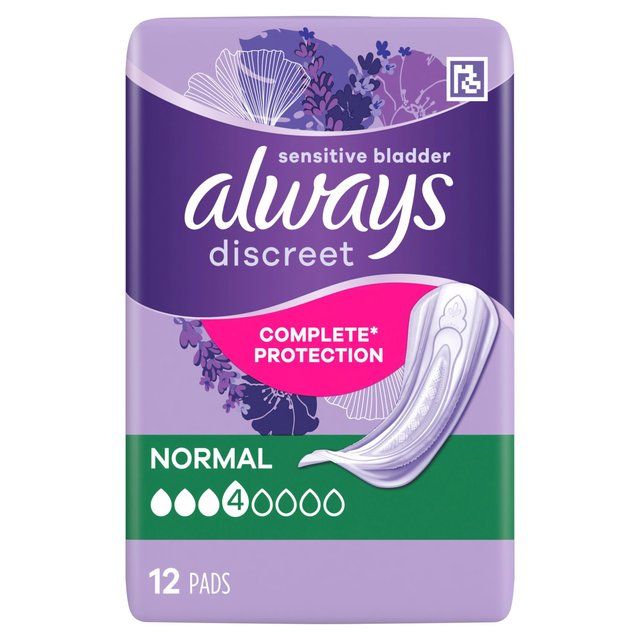 Always Discreet Incontinence Pads Normal   12 per pack - McGrocer