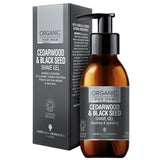 Amphora Aromatics Cedarwood  Shave Gel COSMOS Organic 120ml - McGrocer