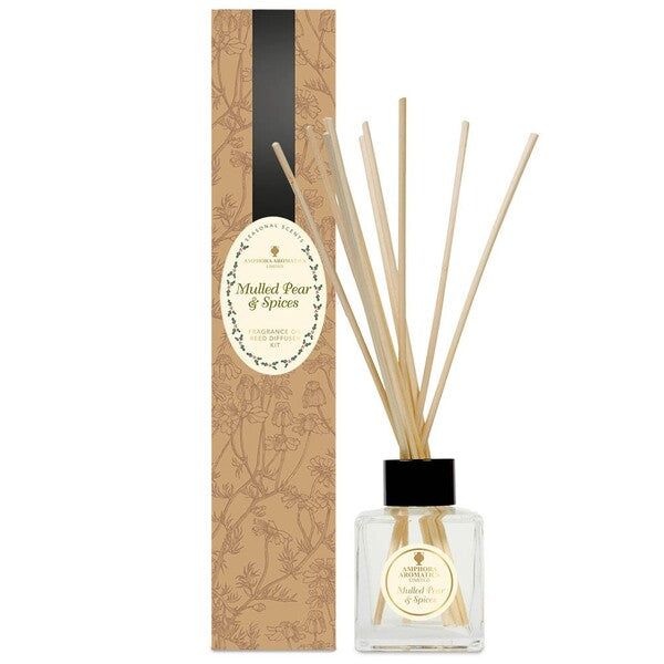 Amphora Aromatics Reed Diffuser Kit - Mulled Pear & Spices. - McGrocer
