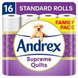 Andrex Supreme Quilts Toilet Roll   16 per pack - McGrocer
