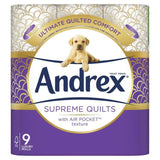 Andrex Supreme Quilts Toilet Roll   9 per pack - McGrocer