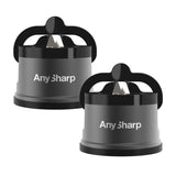 Anysharp Pro Metal Knife Sharpener with Suction, 2 Pack in 3 Colours - McGrocer