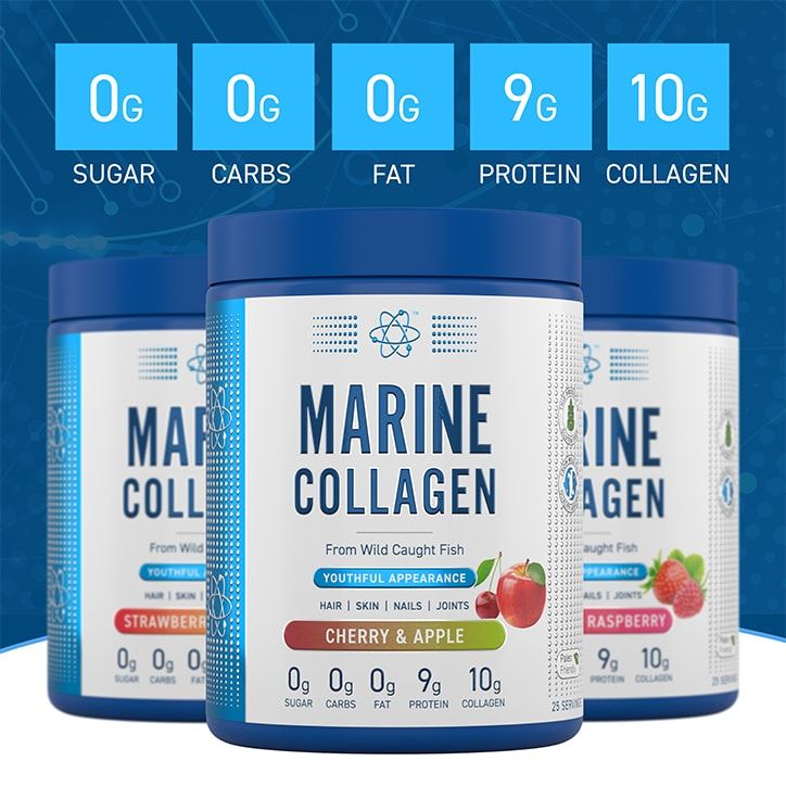 Applied Nutrition Marine Collagen Cherry & Apple 300g - McGrocer