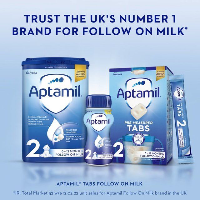 Aptamil 2 Follow On Baby Milk Formula Powder 6-12 Months   800g - McGrocer