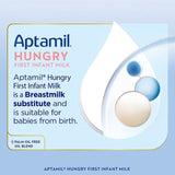 Aptamil Hungry First Baby Milk Formula Powder from Birth    800g - McGrocer