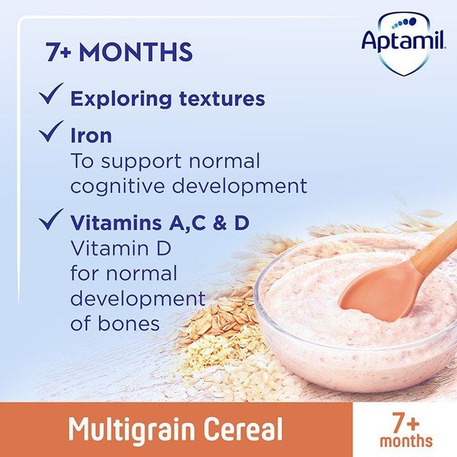 Aptamil Wholegrain Baby Cereal 7 mths+   200g - McGrocer