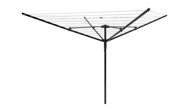 Argos Home 45m 4 Arm Rotary Airer - McGrocer