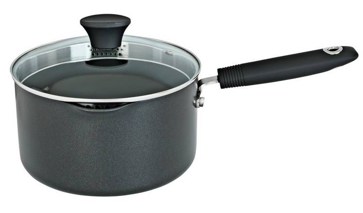 Argos Home 5 Piece Pan Set - Black - McGrocer