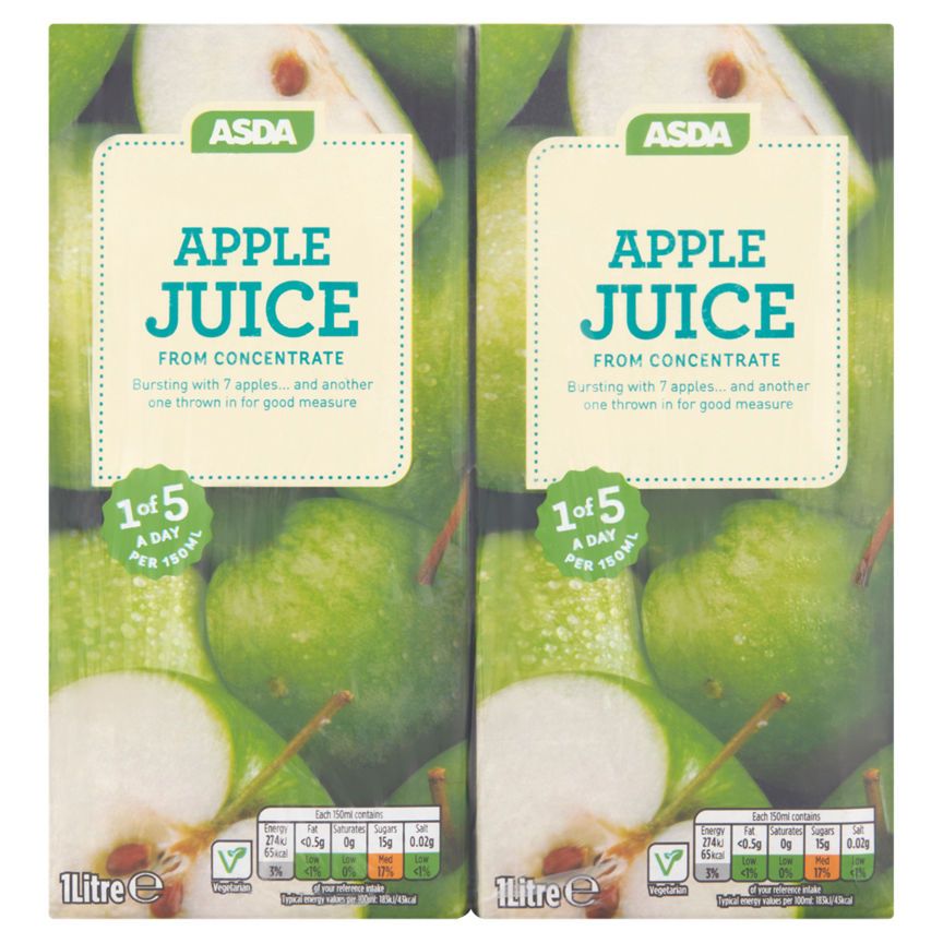 ASDA Apple Juice Cartons - McGrocer