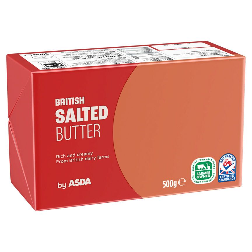 ASDA British Salted Butter 500g - McGrocer
