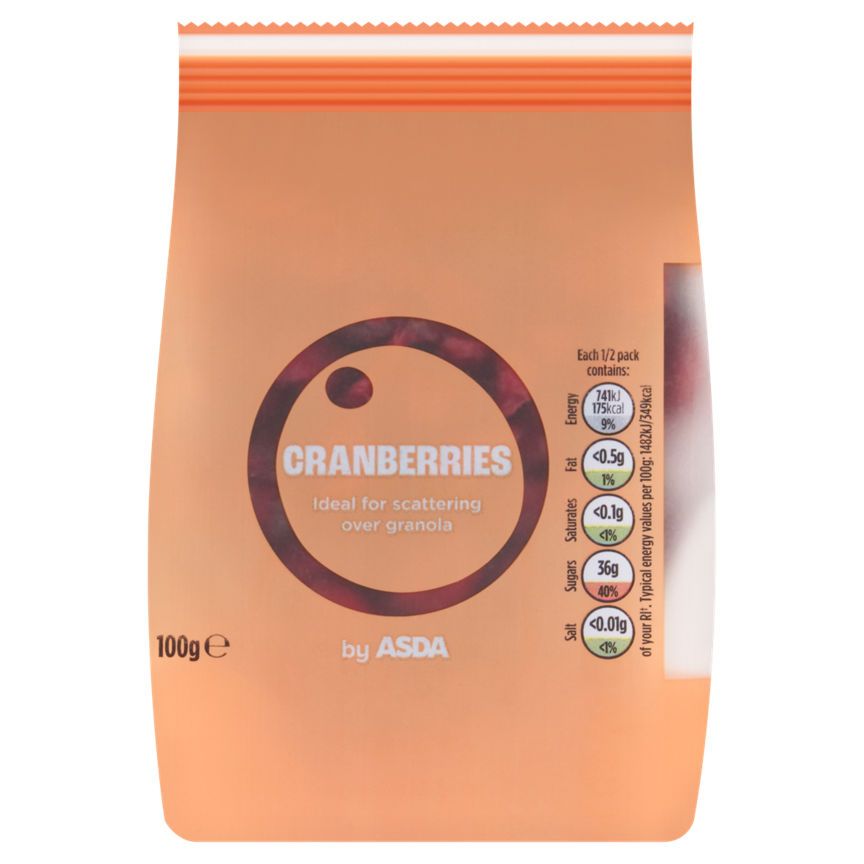 ASDA Cranberries 100g - McGrocer
