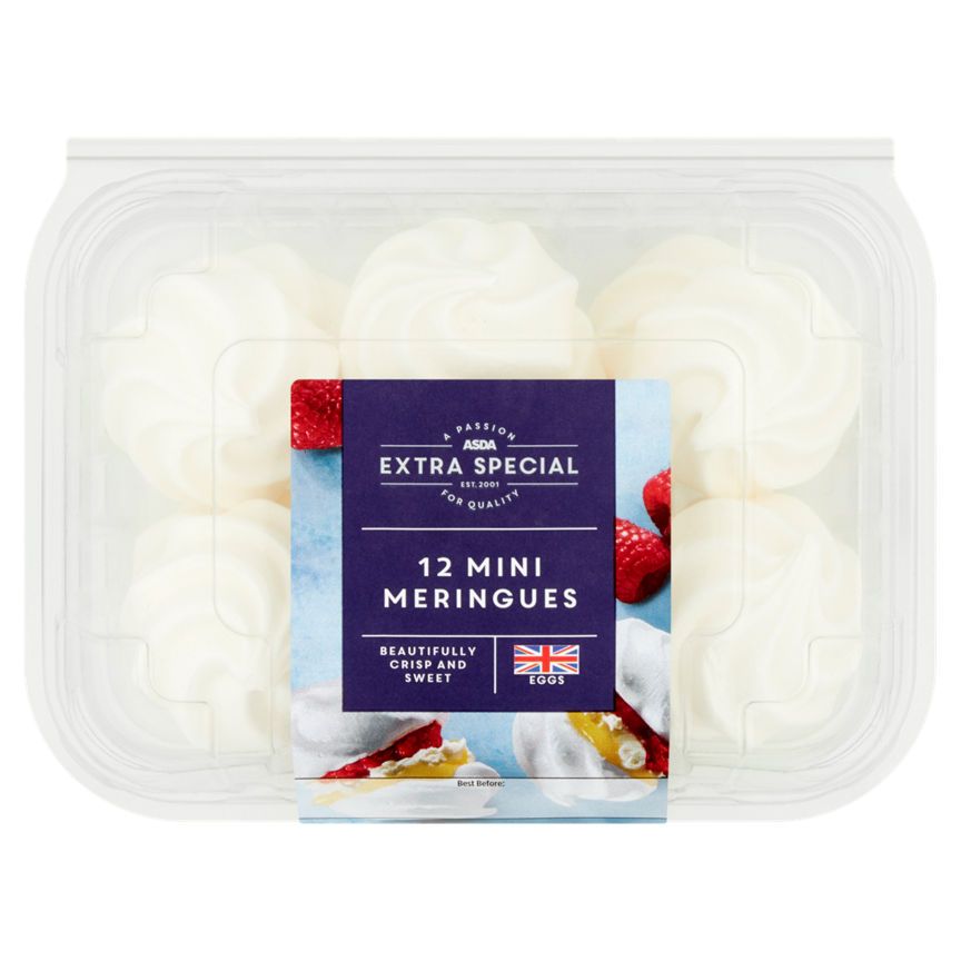 ASDA Extra Special 12 Mini Meringues - McGrocer