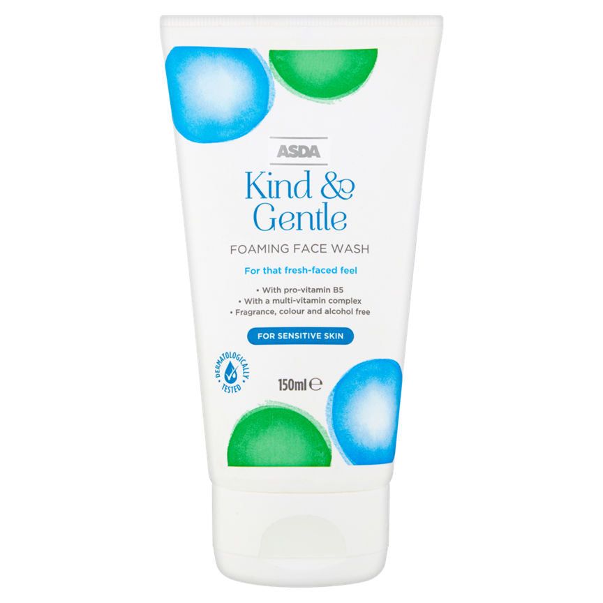ASDA Kind & Gentle Foaming Face Wash for Sensitive Skin - McGrocer