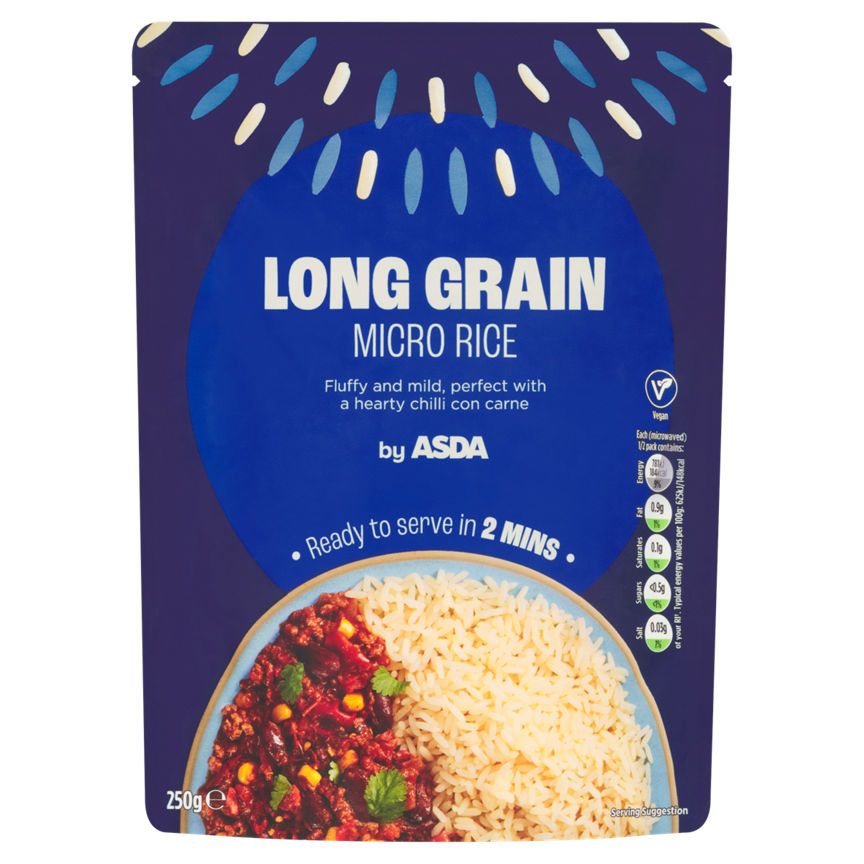 ASDA Long Grain Micro Rice - McGrocer