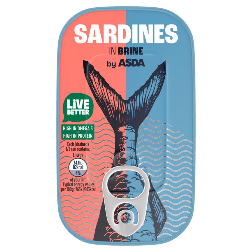 ASDA Sardines in Brine - McGrocer