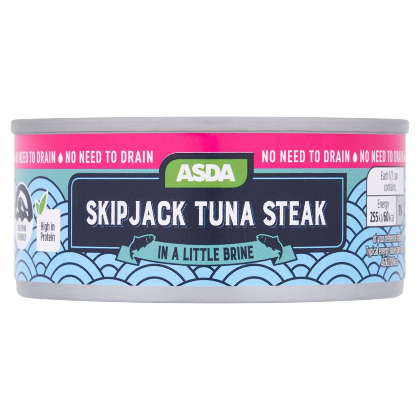 ASDA Skipjack Tuna Steaks in A Litte Brine - McGrocer