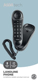 ASDA Tech Slimline Corded Telephone - Black - McGrocer