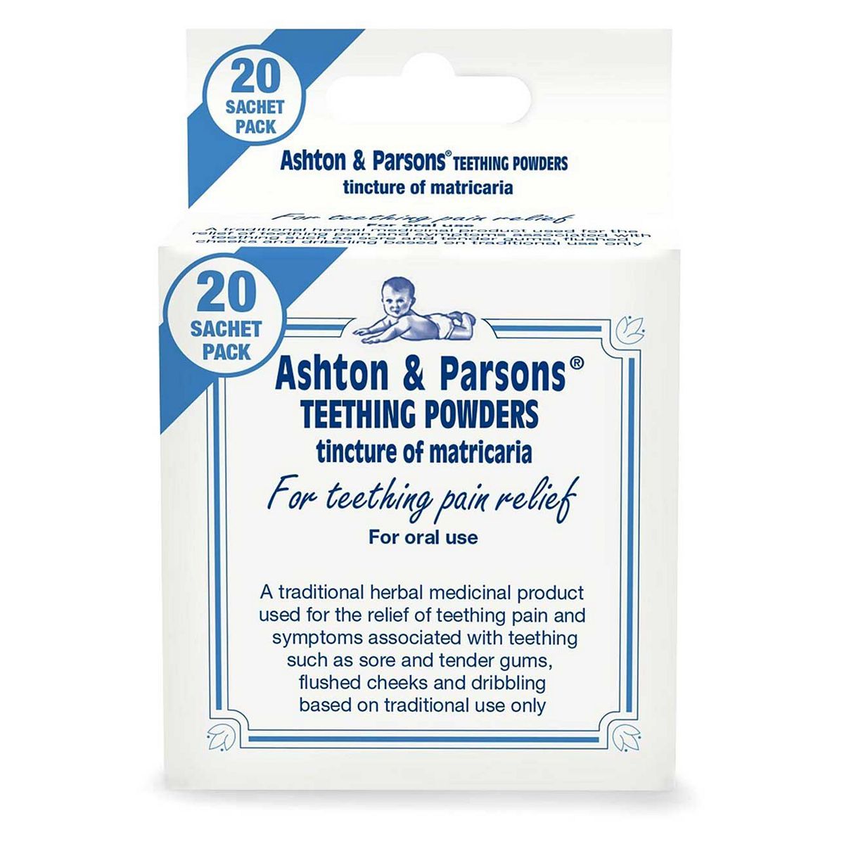 Ashton & Parsons Teething Powders - 20 Sachets - McGrocer