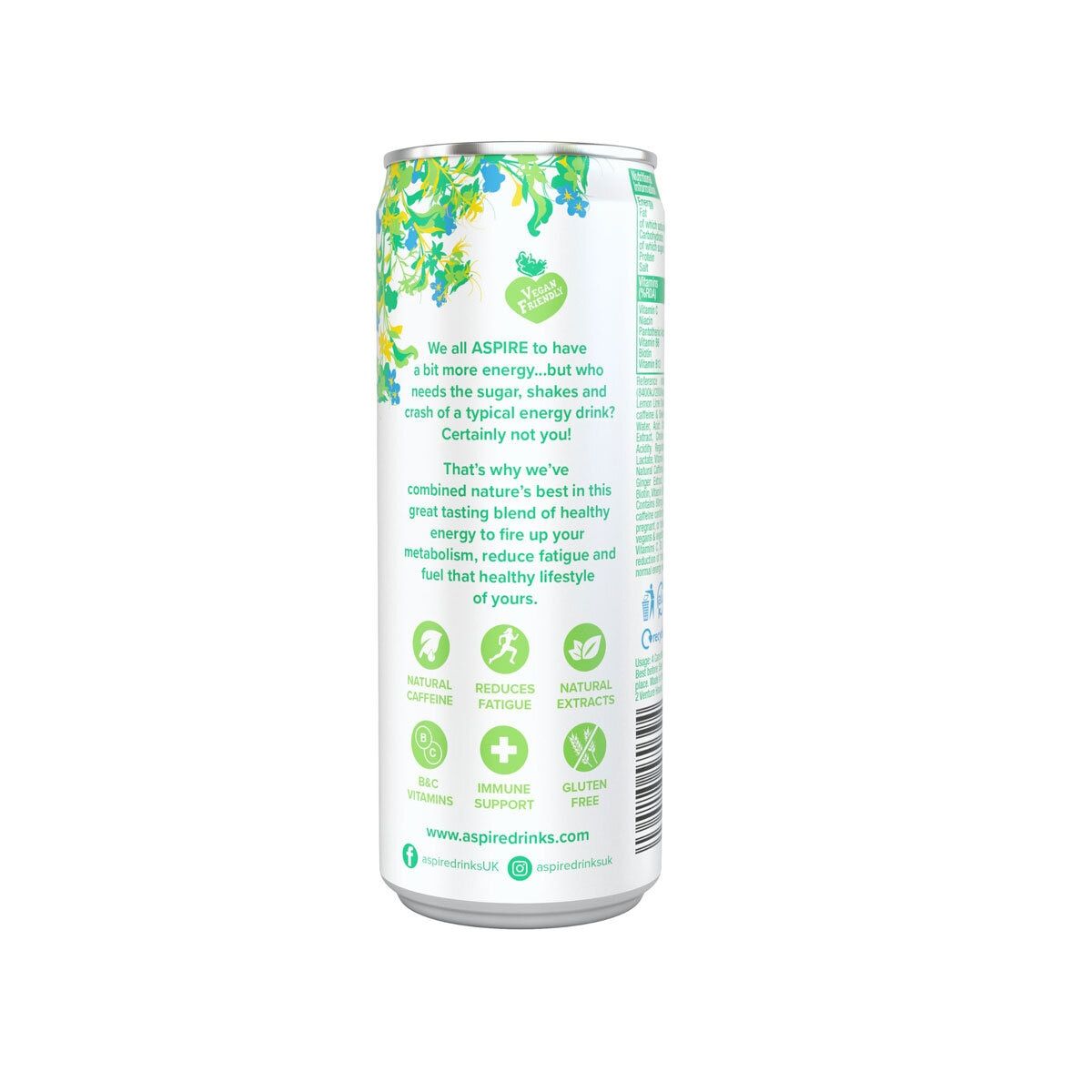 Aspire Lemon & Lime, 12 x 330ml - McGrocer