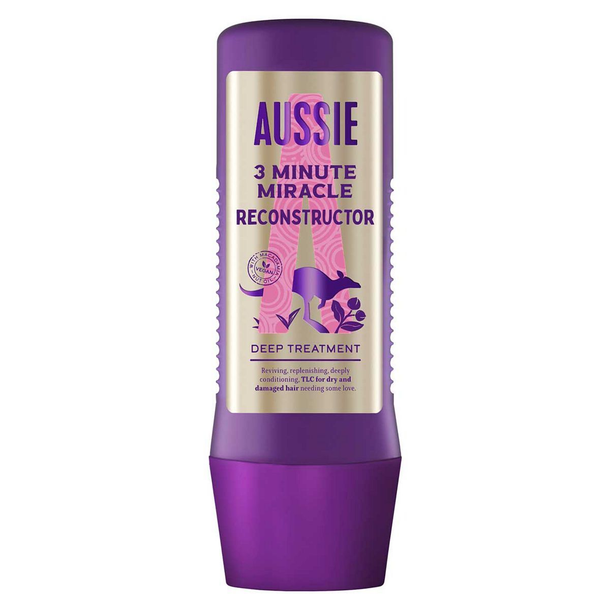 Aussie 3 Minute Miracle Reconstructor - Vegan Deep Hair Treatment, 225ml - McGrocer