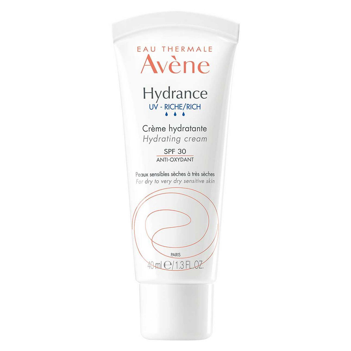 Avène Hydrance Rich-UV Hydrating Cream SPF30 Moisturiser for Dehydrated Skin 40ml - McGrocer
