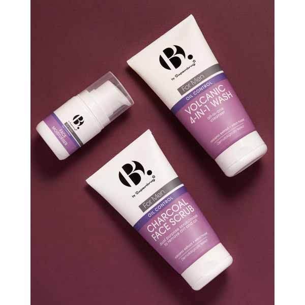 B. Men Oil Control Volcanic 4-in-1 Wash 150ml - McGrocer