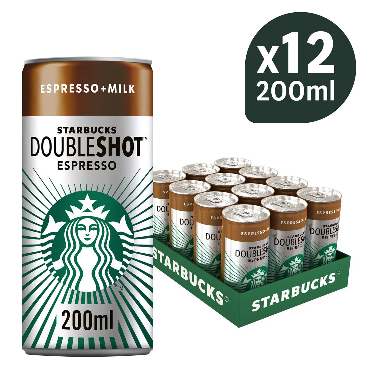 Starbucks Doubleshot Espresso, 12 x 200ml GOODS Costco UK