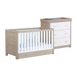 Babymore Luno 2 Pieces Room Set - Oak White - McGrocer