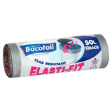 Bacofoil Elasti-Fit Bin Bags 50L   10 per pack - McGrocer
