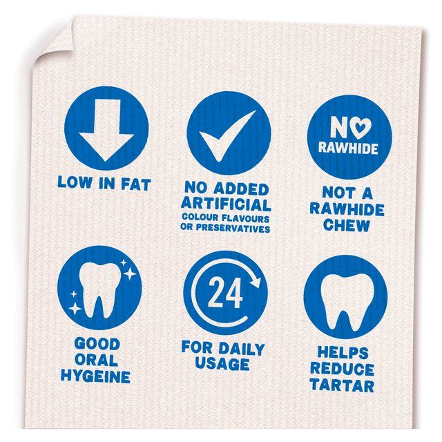 Bakers Dental Delicious Medium Chicken Dog Chews   200g - McGrocer