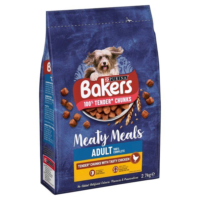 Bakers Meaty Meals Chicken Dry Dog Food    2.7kg - McGrocer